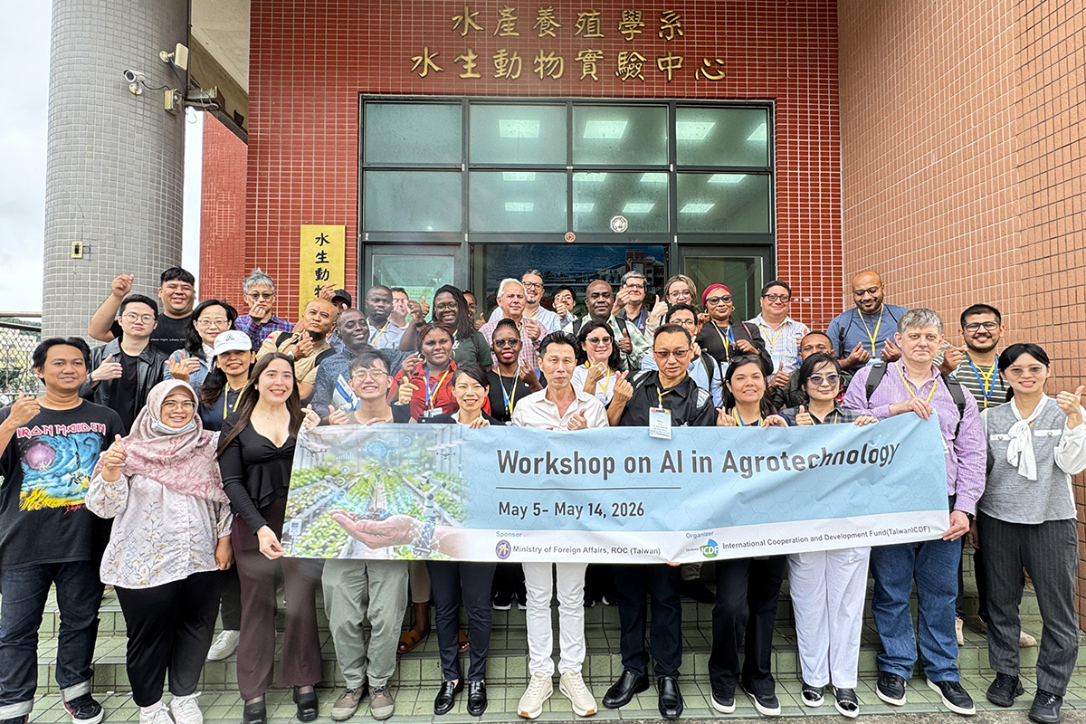 國合會攜22國農業官員訪海大 見證智慧養殖與AI應用